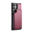 CASEME флип-кейс для Samsung Galaxy S25 Ultra, Litchi Wallet, красный