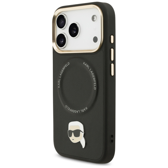Чохол Karl Lagerfeld Big Strap Karl Metal Logo MagSafe для iPhone 17 Pro