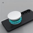 Чехол NILLKIN для Samsung Galaxy S25+ Plus, Frosted Shield, для MagSafe, чёрный