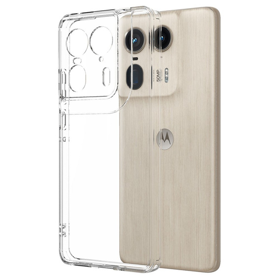 Чехол до Motorola Edge 50 Ultra, Fusion Hybrid, прозрачный