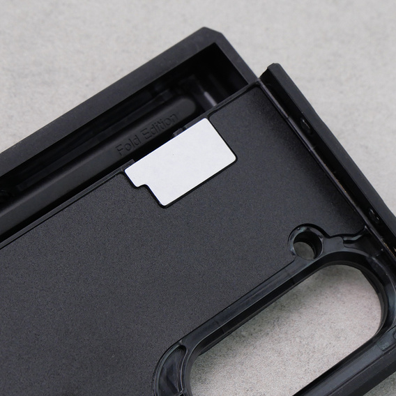 Чохол для Samsung Galaxy Z Fold5 5G, Kickstand case, з підставкою та склом, чорний