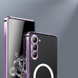 Захисний чохол для камери Samsung Galaxy S23, CamShield MagSafe, прозорий / фіолетовий
