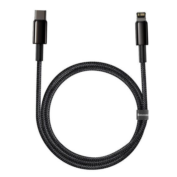 BASEUS Kaбель USB PD20W Type C to Lightning 100cm - Black