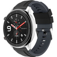 Силіконовий ремінець до Huawei Watch GT 2 Pro - Black / Grey
