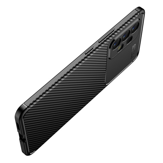 Чехол до Samsung Galaxy A53 5G, Carbon Gel, чёрный