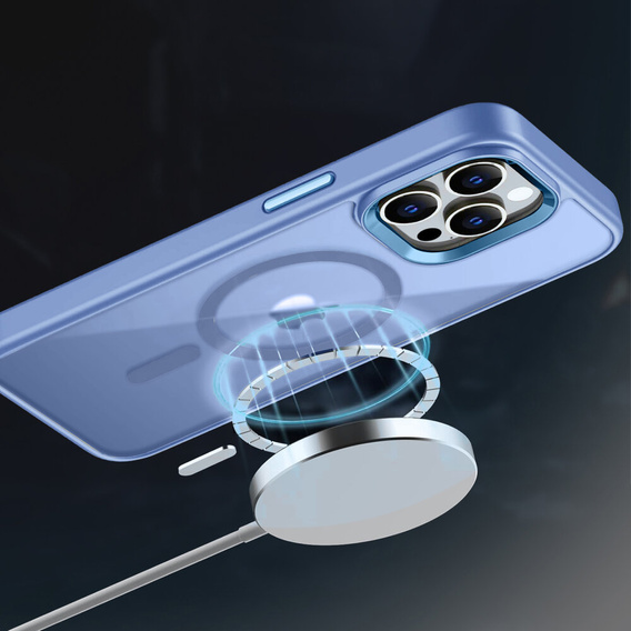 Чехол для iPhone 15 Pro Max, MagColor для MagSafe, синий