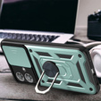 Чохол NOX Camera Slide Motorola Edge 40 Neo, CamShield Slide, зелений