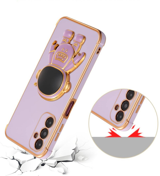 Чoхол до Samsung Galaxy M55 5G, Astronaut, фіолетовий
