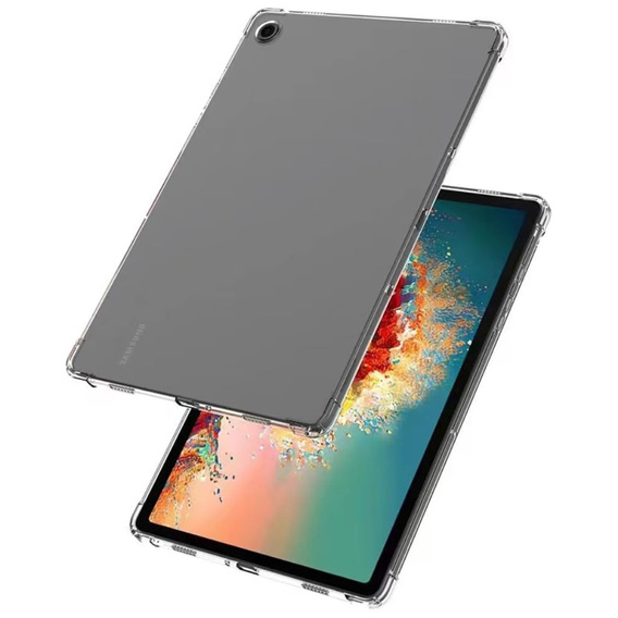 Чохол для Samsung Galaxy Tab A9+, силіконовий, прозорий