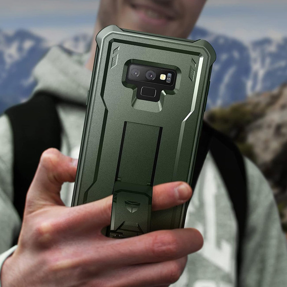 Броньований чохол для Samsung Galaxy Note 9, Dexnor Full Body, зелений