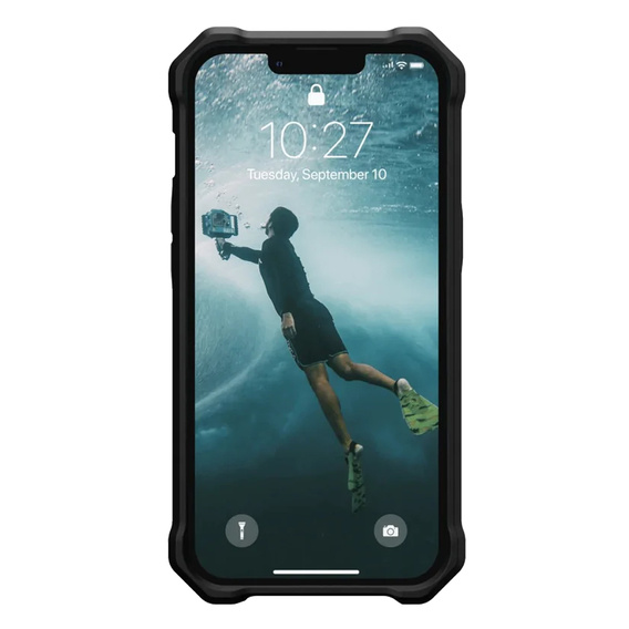 Чехол Urban Armor Gear до iPhone 14 Plus, Essential Armor MagSafe, чёрный
