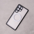 Магнітний чохол Dual Glass MagSafe для Samsung Galaxy S22 Ultra, чорний