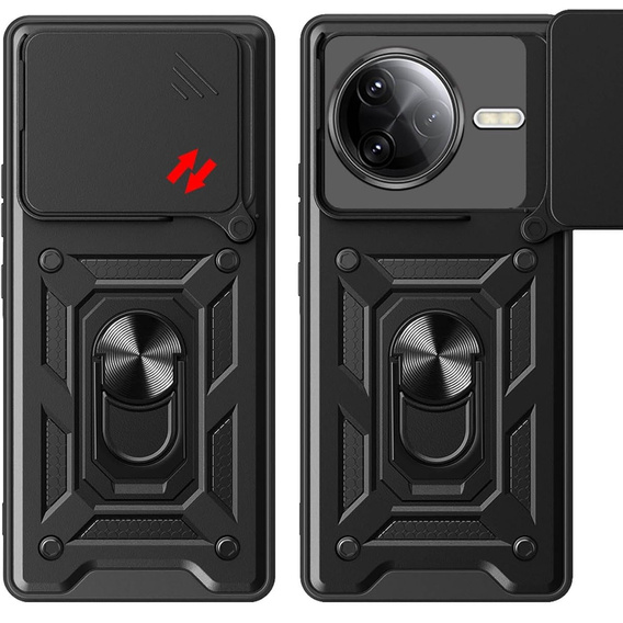 Чохол NOX Camera Slide Xiaomi Poco F7 Pro, CamShield Slide, чорний