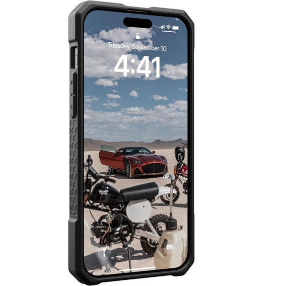 Чoхол Urban Armor Gear до iPhone 15 Plus, Monarch Pro Carbon MagSafe, чорний