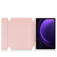 Чехол клавиатура для Samsung Galaxy Tab S10 Lite / S10 FE / S9 FE, Rotary 360° Leather, розовый