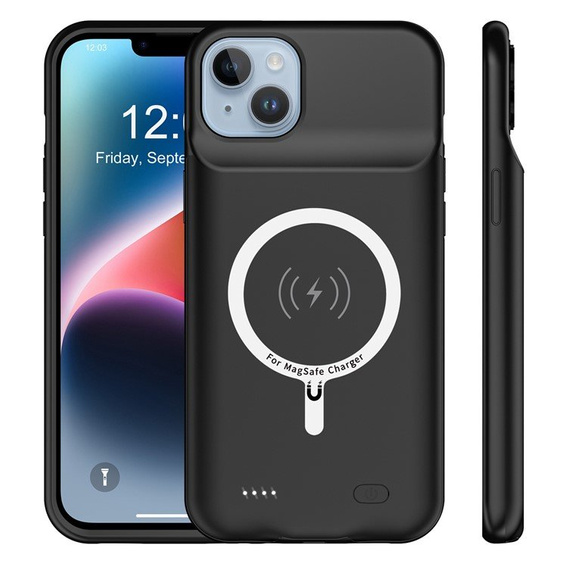Чохол із павербанком для iPhone 14 Plus, Powerbank 8500mAh MagSafe