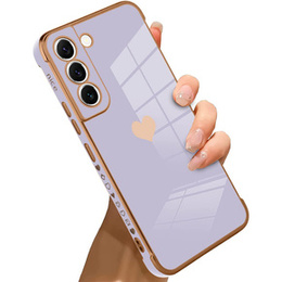 Чoхол до Samsung Galaxy S22, Electro heart, фіолетовий