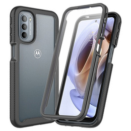 Чoхол Shockproof до Motorola Moto G51 5G, із захисним екраном, м'яти