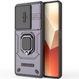 Чехол для Xiaomi Redmi Note 13 5G, KickStand Camera Lens, фиолетовый