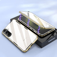 Чохол для Samsung Galaxy A56, Magnetic Dual Glass, золотий