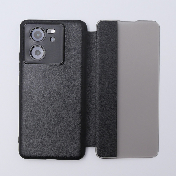 Чохол для Xiaomi 13T / 13T Pro, з боковим відкриванням, чорний