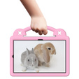 Детский чехол для Samsung Galaxy Tab S6 Lite 10.4 2020/2022 / Tab A7 2020 T500 / T505 / Tab S6 T860/T865, Cute Patterns, с подставкой, розовый