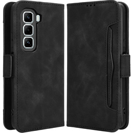 Футляр з клапаном для Infinix Hot 50 Pro 4G, Card Slot, чорний