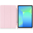 Чехол для Samsung Galaxy Tab S10 FE+ Plus, Smartcase с местом для стилуса, розовый