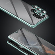 Чехол для Samsung Galaxy S23 Ultra, Magnetic Dual Glass, зелёный