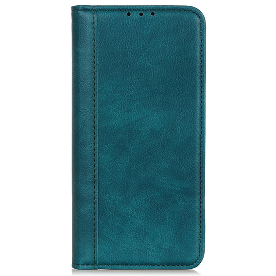 Чoхол до Samsung Galaxy S24, Wallet Litchi Leather, зелений