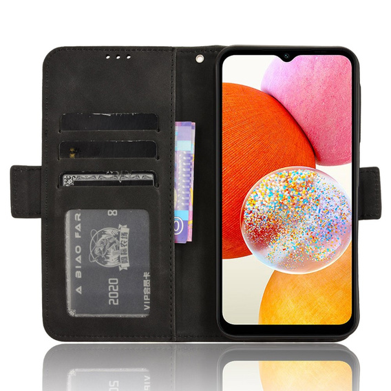 Футляр з клапаном для Samsung Galaxy A15 4G / 5G, Card Slot, чорний