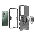 Чехол до Huawei P60 / P60 Pro, Kickstand Ring, чёрный