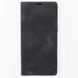 Чехол для iPhone 15 Pro Max, ERBORD Vintage, бумажник с клапаном, чёрный