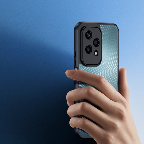Чохол DuxDucis для Honor 200 Lite, Aimo case, прозорий / чорний