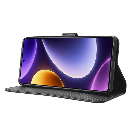 Чохол-книжка для Poco F5 5G, Wallet Smart Magnet, чорний