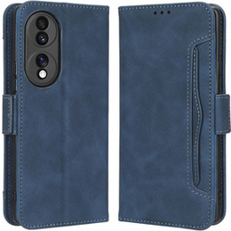 Откидной чехол для Honor 70 5G, Card Slot, темно-синий