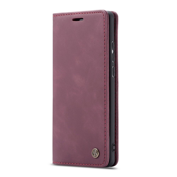 Чехол CASEME для Samsung Galaxy A70, Leather Wallet Case, бордовый