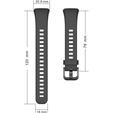 Силиконовый ремешок для Huawei Band 6 / Honor Band 6, Black