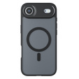 Матовый чехол для iPhone Air, для MagSafe, с защитой камеры, черный