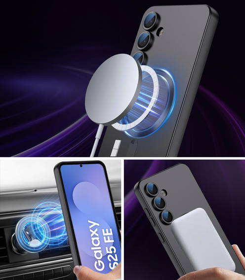Чехол для Samsung Galaxy S25 FE, ColorMag, для MagSafe, чёрный