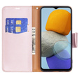 Чохол-книжка для Samsung Galaxy M33 5G, Wallet Litchi Magnet, рожевий rose gold