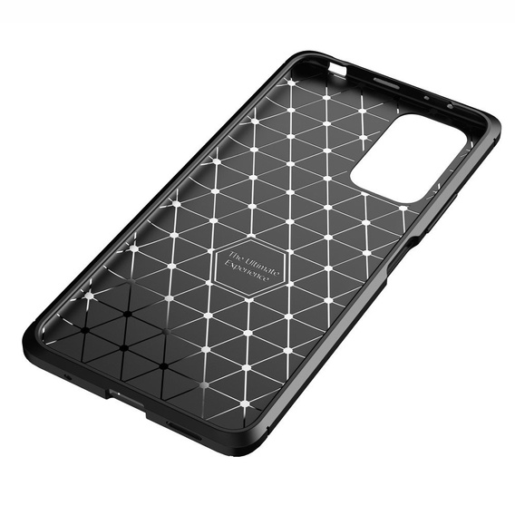 Чехол до Xiaomi Redmi Note 10 Pro, Carbon Gel, чёрный