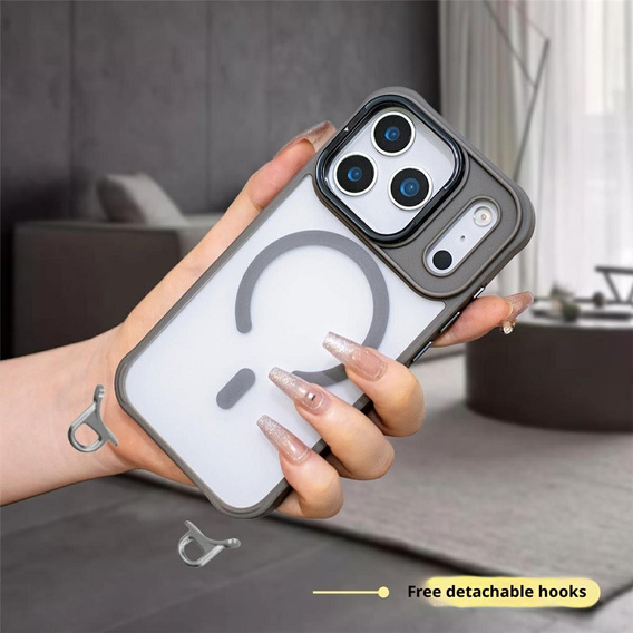 Чехол с подставкой и съемным ремешком, для MagSafe для iPhone 17 Pro Max