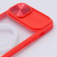 Чехол до iPhone 15 Pro, Slide Camera Magsafe, красный