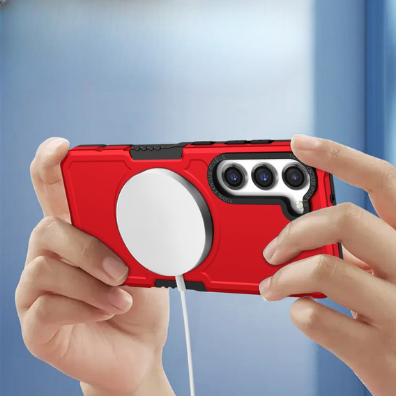Чехол до Samsung Galaxy S23 Plus, Protective MagSafe, красный