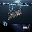 Водонепроникний чохол IP68 для iPhone 16 Pro Max, SHELLBOX MagSafe, чорний
