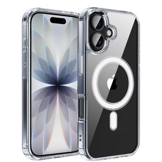 Чохол для iPhone 17, для MagSafe, прозорий