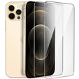 2x Загартоване скло для iPhone 12 Pro Max, ERBORD 9H Hard Glass на екрані