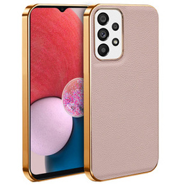 Чехол до Samsung Galaxy A13 4G, Cowhide Leather, розовый