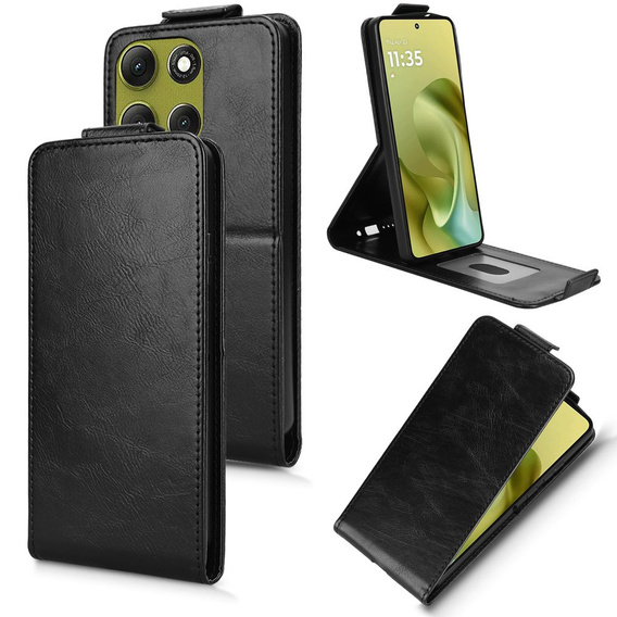 Чохол-розкладачка для Xiaomi Redmi 15 5G/4G, Flip Case, чорний